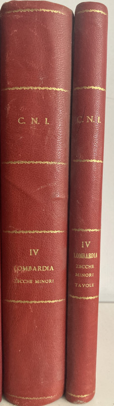 AA.VV. Corpus Nummorum Italicorum. Roma 1913. Vol. IV – Cloth with gilt title on...