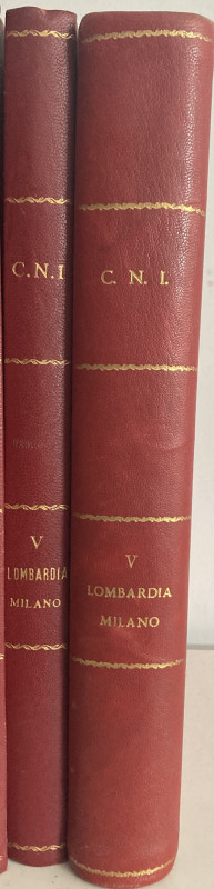 AA.VV. Corpus Nummorum Italicorum. Roma 1914. Vol. V – Cloth with gilt title on ...