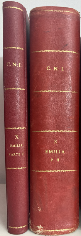 AA.VV. Corpus Nummorum Italicorum. Roma 1927 Vol. X – Cloth with gilt title on s...