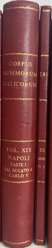 AA.VV.Corpus Nummorum Italicorum. Roma 1940 Vol. XIX - Cloth with gilt title on ...