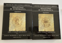 Bollettino di numismatica Corpus Nummorum Bergomensius 2 Voll. In, Monografia No.5 Anno 1996. Cloth, with gilt title on spine and cover 1 Vol) pp. 574...