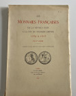 Ciani P. Les Monnaies Francaises de la Revolution a la fin du Premier Empire. 1789 a 1815. Paris 1931. Softcover, pp. 168, b/w illustrations. Good con...