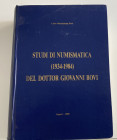 Mastroianni Bovi L. Studi di Numismatica (1934-1984). del Dottor Giovanni Bovi. Napoli 1989. Hardcover with gilt title on spine and cover, with dust j...