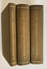 Maurice J. 3 Voll.Numismatique Constantinnienne. Iconographie et Chronologie Description Historique des Emissions Monetaires. Forni editore. Ristampa ...