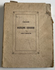 Minervini G. Saggio di Osservazioni Numismatiche. Napoli 1856. Hardcover, pp. 179, 7 b/w plates.Fair state .
