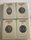 Muzzi. A. Tomasello B. Tori A. (a cura) Sigilli nel Museo Nazionale del Bargello. 4 Voll. Firenze 1988. Cloth ,with gilt title on spine, dust jacket. ...
