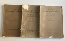 Sylloge Nummorum Graecorum – The Royal Collection of Coins and Medals Danish National Museum. 3 Volumes. Copenhagen 1942. Part I) Etruria – Campania, ...