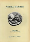 BANK LEU AG. – Auktion 33 - Zurich, 3 – Mai, 1983. Antike munzen; Romer – Kelten – Griechen. Pp. 75, lots 456, plates 26 + 4 enlargements. rel. editor...