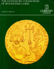 CHRISTIE'S. - London, 22 - April, 1986. The Goodacre collection of byzantine coins. Pp 63, nos. 373, pl. 12 b\n + 1 color + portrait. Ril and excellen...