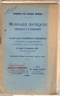 CIANI L. - Paris, 12 - Decembre, 1921. Collection d’un amateur athenien. Monnaies antiques grecques et romaines. Pp. 20, lots 127, plates 8. paperback...