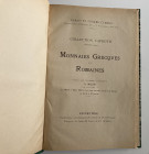 Clerici C.C. Collection Caprotti Part 3. Monnaies Grecques et Romaines. Milan 01 Mars 1910. Half Cloth, With gilt title on spine, pp. 74, lots 1168, b...