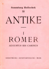 DOROTHEUM. - Vienna, 12\14 - May, 1960. Sammlung Karl Hollschek XI. Antike I Romer Augustus bis Carinus. pp. 58, nn. 1894, pl. 4. paperback ed. excell...