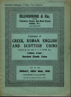 GLENDINING & CO. London, 24 – November, 1950. Ancient Greek coins Third part collection V. J. E. Ryan. Pp. 31, lots 1378 – 1558f, plates 6. paperback,...