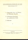 HAMBURGER L . - Auktion 95. Frankfurt a.-M. 10 - Mai, 1932. Ausgewaltle serie von munzen der Romischen Republik. - Goldmunzen sammlung aus ausclandisc...