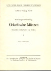 HAMBURGER L. - Auktion 98. Frankfurt a. M. 3\4 - April, 1933. Hervorragende sammlung Griechischen munzen. Besonders reiche serie von Sicilien. pp. 36,...
