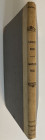 Hess A. Sammlung Vogel Schweiz, Sachsen, Ernestinische Linie Albertinische Linie. Hamburg, Lubeck, Bremen. Frankfurt 08 Oktober 1928. Half Leather wit...