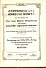 HIRSCH J. - Auction XXX. Munchen, 11 - May, 1911. Griechische und Romische munzen aus dem Besitze des Rev. Percy Barron ( Whyteleafe) und eines bekann...