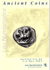 LEU NUMISMATIK LTD. - Auction 86. Zurich, 5\6- May, 2002. Ancient coins, Greek, Jewish, Roman, and Byzantine. Pp. 229, lots 1156,all illustrated with ...