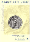 LEU NUMISMATIK LTD. - Auction 87. Zurich, 6 - May, 2003. Roman gold coins. I parts. Collection of a perfectionist. Pp. 98, lots 125, all illustrated w...