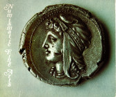 NUMISMATIC FINE ART, Inc. Beverly Hills, 25\26 - March, 1976. Auction II. Ancient Coins. Unnumbered pages, nos. 605, all illustrated + 7 enlargements....