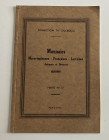 Ratto M. Collection Th. Ducrocq. Monnaies Merovingiennes, Francaises, Des Ducs de Lorraine et Divers. Vente No. 12. Paris 26 Mars 1936. Softcover, pp....