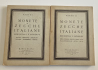 Ratto M. 2 Cataloghi. Monete di Zecche Italiane Medioevali e Moderne. I Parte – Savoia, Piemonte, Sardegna, Liguria, Lombardia, Veneto. Milano 20-21-2...