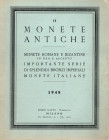 RATTO M. – Milano, 1948. List II at fixed prices. Roman and Byzantine coins in gold and silver. Important series of splendid imperial bronzes, Italian...