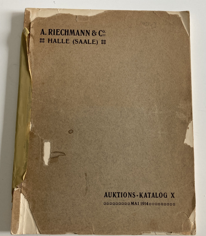 Riechmann & Co. Auction katalog X. Sammlung von vornehmlich Ausbeute Munzen und ...