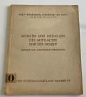 Rosemberg S. Katalog No. 74. Munzen und Medaillen des Mittelalters und der Neuzeit Deutsche und Auslandische Ehrenzeichen. Frankfurt 05 Dezember 1932....