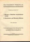 ROSENBERG S. - Katalog, 81. Frankfurt am Main, 21 - Februar, 1935. Munzen u.medaillen Lander - II Griechischen und romische munzen. Pp. 59, lots 1766,...