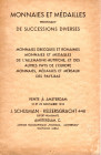 SCHULMAN J. - Amsterdam, 21\22 – Novembre, 1932. Monnaies grecques et Romaines, .... Pp. 72, lots 1229, plates 10.Brossura ed, buono stato. Spring 694...