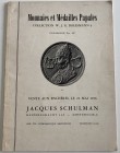 Schulman J. Catalogue 227. Monnaies et Médailles Papales. Collection W.J.R. Dreesmann. Amsterdam, 22 May 1956. Softcover, pp. 30, lots 514, XIII b/w p...