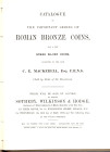 SOTHEBY - WILKINSON & HODGE. London, 16 - May, 1906. Catalogue of the important series of Roman Bronze coins and a few greek silver coins. Collection ...