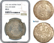 Austria, Ferdinand I, Posthumous Taler ND (1521-64) Struck in 1565 during Maximilian II, Hall Mint, Silver, Dav-8030, Very lustrous! NGC MS61, Rare!