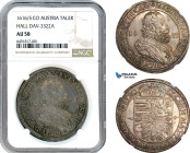 Austria, Archduke Maximilian, Taler 1616/5 CO, Hall Mint, Silver, Dav-3322a, Old toning, NGC AU58, Top Pop!