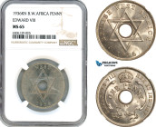 British West Africa, Edward VIII, Penny 1936 KN, Kings Norton, Birmingham Mint, KM# 16, NGC MS65