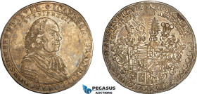 Germany, Jever, Johann, Taler 1667, Jever Mint, Silver (28.75 g) Dav-6031, Old cabinet toning! VF-EF, Rare!