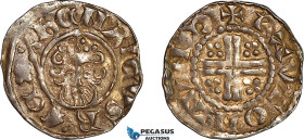 England, Henry II "Short Cross" Penny ND (1154-1189) London Mint, Silver (1.48 g) Spink 1343A?, Well struck, old cabinet toning! VF-EF