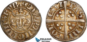 England, Edward I, "Long Cross" Penny ND (1272-1307) Lincoln Mint, Silver (1.38g) Spink 1393, Amber toning! VF