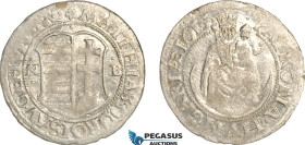 Hungary, Matthias II, Groschen 1615 NB, Nagybanya Mint, Silver, H. 1133, Lustrous, UNC