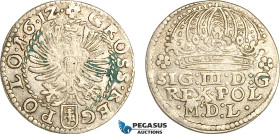 Lithuania, Sigismund III. of Poland, Groschen 1612, Vilnius Mint, Kop. 799, Some residue, VF