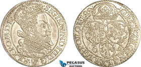 Poland, Sigismund III, Szostak (6 Groschen) 1599, Malbork (Marienburg) Mint, Silver (4.50g) Kop. 1246 (R1), Lustrous, EF-UNC