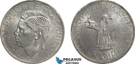 Romania, Mihai I, Pattern 500 Lei 1941, Bucharest Mint, Tin (29.75g) Reeded edge, Medal rotation, Schäffer/Stambuliu -- (Unpublished) Rare!