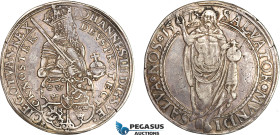 Sweden, Johan III, 1 Daler 1573, Stockholm Mint, Silver, Dav-8705, Light mounting trace, VF