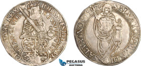 Sweden, Johan III, 1 Daler 1576, Stockholm Mint, Silver, Dav-8705, Nice toning, VF-EF