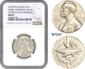 Sweden, Undated Silver Medal, Nobel Committee Medal, Physiology, Medicine, NGC MS67