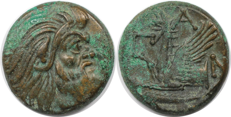 Griechische Münzen, BOSPORUS. Pantikapaion. Perisad I, 345-310 v. Chr. Tetrahalk...