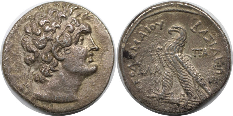 Griechische Münzen, AEGYPTUS. Ptolemaios VI. (180-145 v. Chr). AR-Tetradrachme, ...