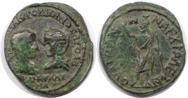 Römische Münzen, MÜNZEN DER RÖMISCHEN KAISERZEIT. Thrakien, Anchialus. Gordianus III. Pius und Tranquillina. Ae 27, 238-244 n. Chr. (12.50 g. 27 mm) V...