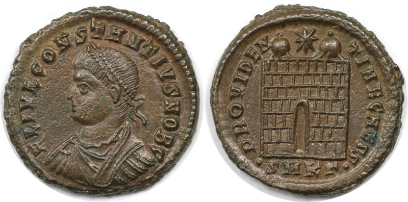 Römische Münzen, MÜNZEN DER RÖMISCHEN KAISERZEIT. Constantius II. Ae 3, 337-361 ...